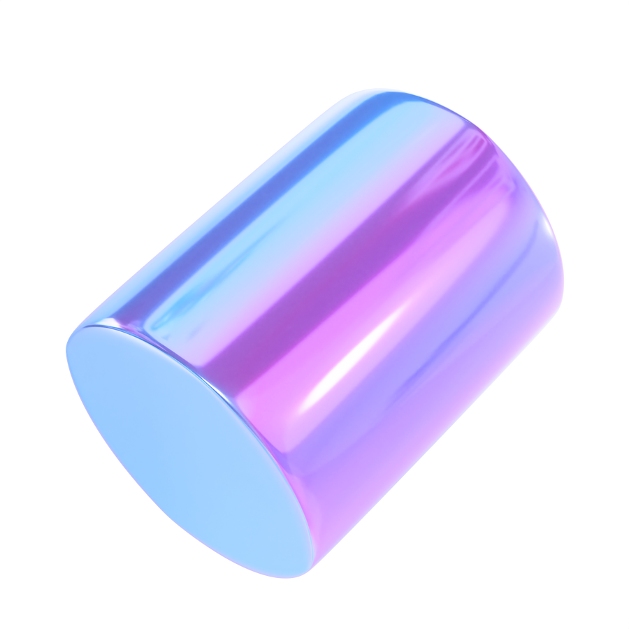 3d cylinder shape